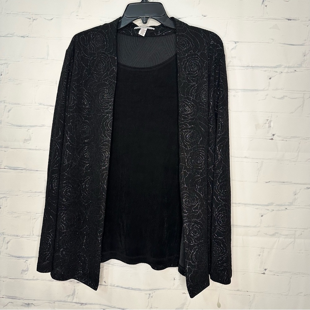 Women’s JM Collection Size Large‎ Multi Color Long Sleeve Top
